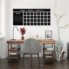 Kalender - märkmete ja märkmete tahvel - 100 x 43 cm hind ja info | Aplikatsioonid, dekoratsioonid, kleebised | kaup24.ee