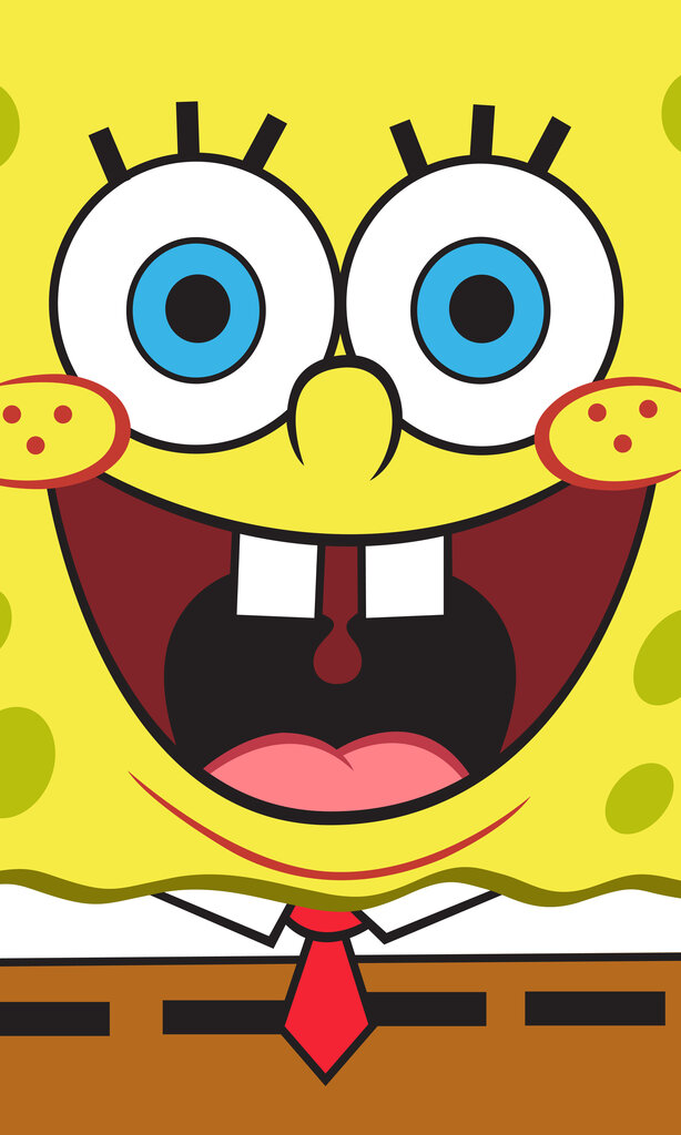 Sponge Bob käterätik 30x50cm цена и информация | Rätikud, saunalinad | kaup24.ee