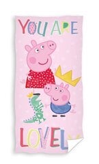 Peppa Pig rannarätik 70x140 cm цена и информация | Полотенца | kaup24.ee