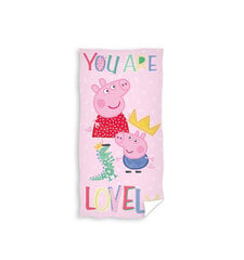 Peppa Pig rannarätik 70x140 cm цена и информация | Полотенца | kaup24.ee