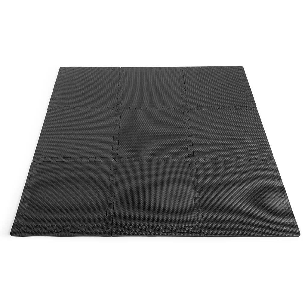 Sportimise põrandakate Gymstick Puzzle Mat Set, must hind ja info | Trenažööride tarvikud | kaup24.ee