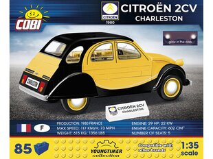 Cobi - Plastkonstruktorid Citroen 2CV Charleston 1980, 1/35, 24512 hind ja info | Klotsid ja konstruktorid | kaup24.ee