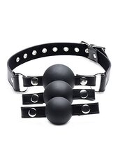 Сменный силиконовый шариковый кляп Ball Gag Set, черный цена и информация | БДСМ и фетиш | kaup24.ee