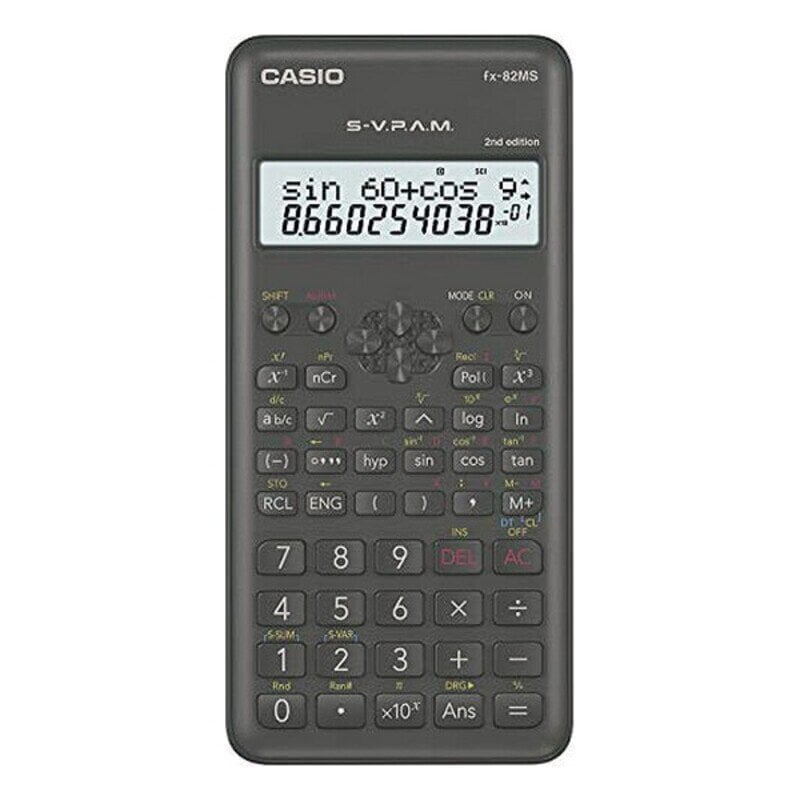 Kalkulaator Casio FX-82 Must цена и информация | Kirjatarbed | kaup24.ee