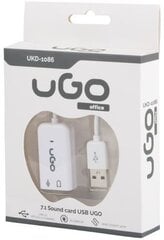 UGO UKD-1086 цена и информация | Звуковые карты | kaup24.ee