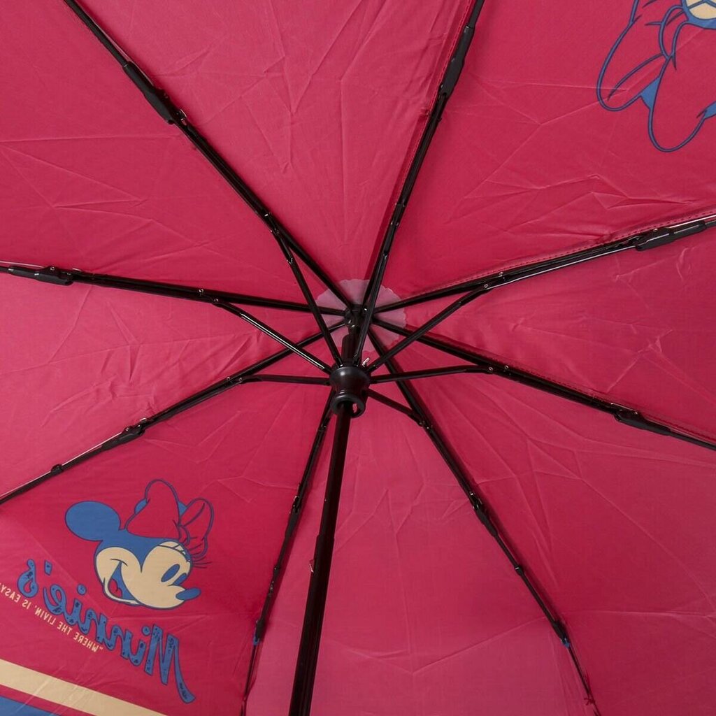 Kokkupandav vihmavari Minnie Mouse Punane (Ø 97 cm) hind ja info | Laste ja beebide riided, jalanõud | kaup24.ee
