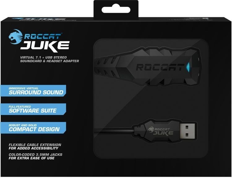 Helikaart Roccat Juke 7.1 hind ja info | Helikaardid | kaup24.ee