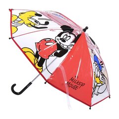Vihmavari Mickey Mouse Punane (Ø 66 cm) hind ja info | Laste aksessuaarid | kaup24.ee