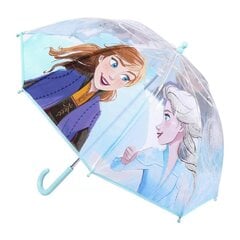 Vihmavari Frozen 45 cm Sinine (Ø 71 cm) hind ja info | Laste aksessuaarid | kaup24.ee