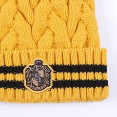 Laste müts Harry Potter Ookerkollane (Üks suurus) цена и информация | Шапки, перчатки, шарфы для мальчиков | kaup24.ee