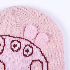 Зимняя шапка свинки Пеппы цена и информация | Шапки, перчатки, шарфы для девочек | kaup24.ee