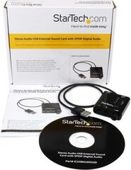 StarTech ICUSBAUDIO2D цена и информация | Звуковые карты | kaup24.ee