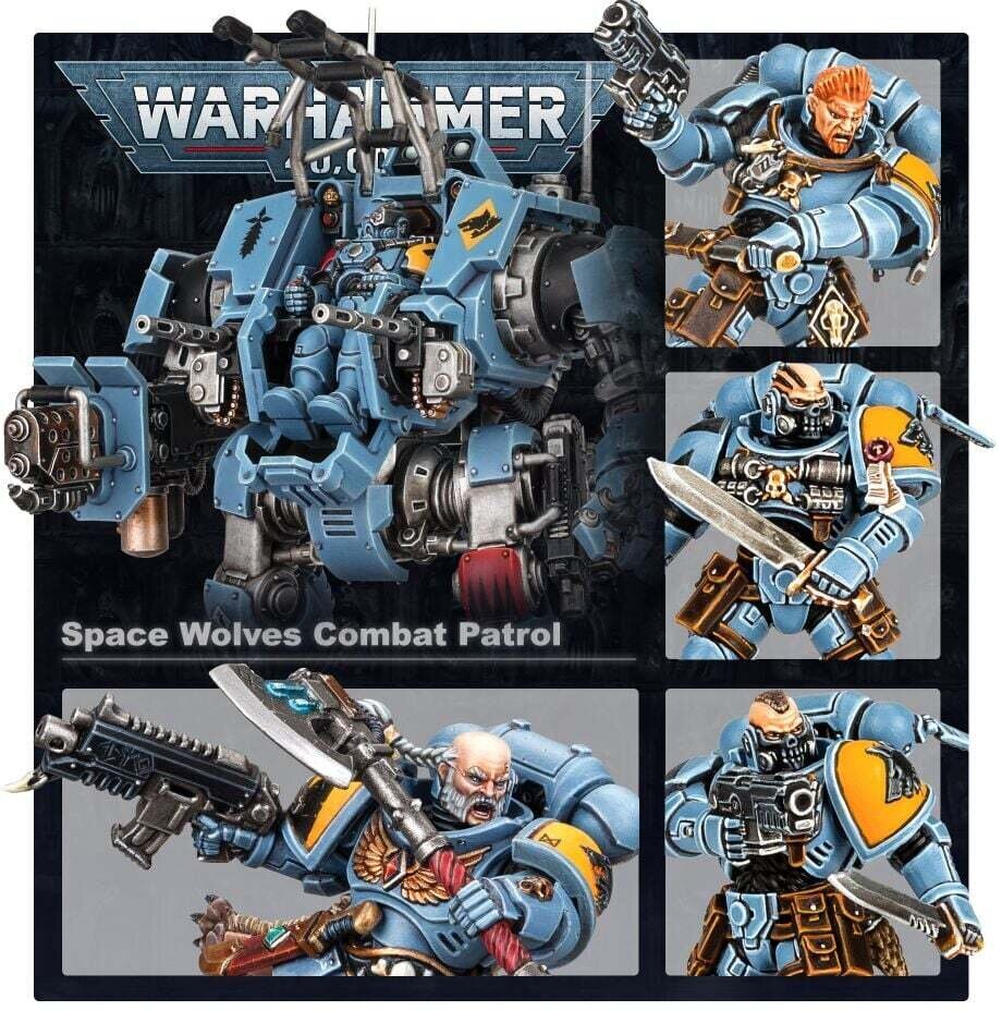 Combat Patrol: Space Wolves hind ja info | Liimitavad mudelid | kaup24.ee