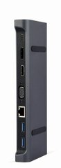 Dokstacija Gembird USB Type-C 9-in-1 цена и информация | Адаптеры и USB-hub | kaup24.ee