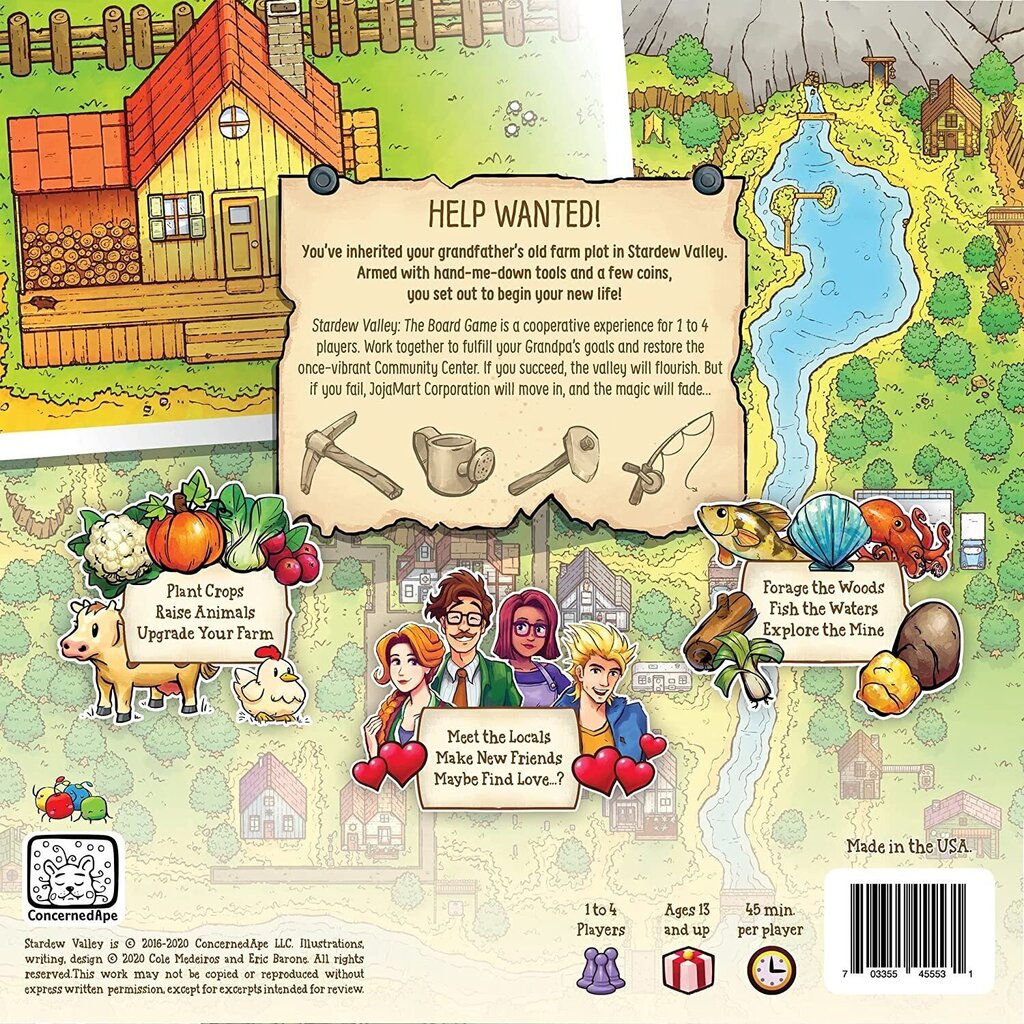 Lauamäng Stardew Valley: The Board Game, ENG hind ja info | Lauamängud ja mõistatused | kaup24.ee