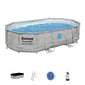 Ovaalne bassein Bestway Power Steel Swim Vista, 488x305cm цена и информация | Basseinid | kaup24.ee