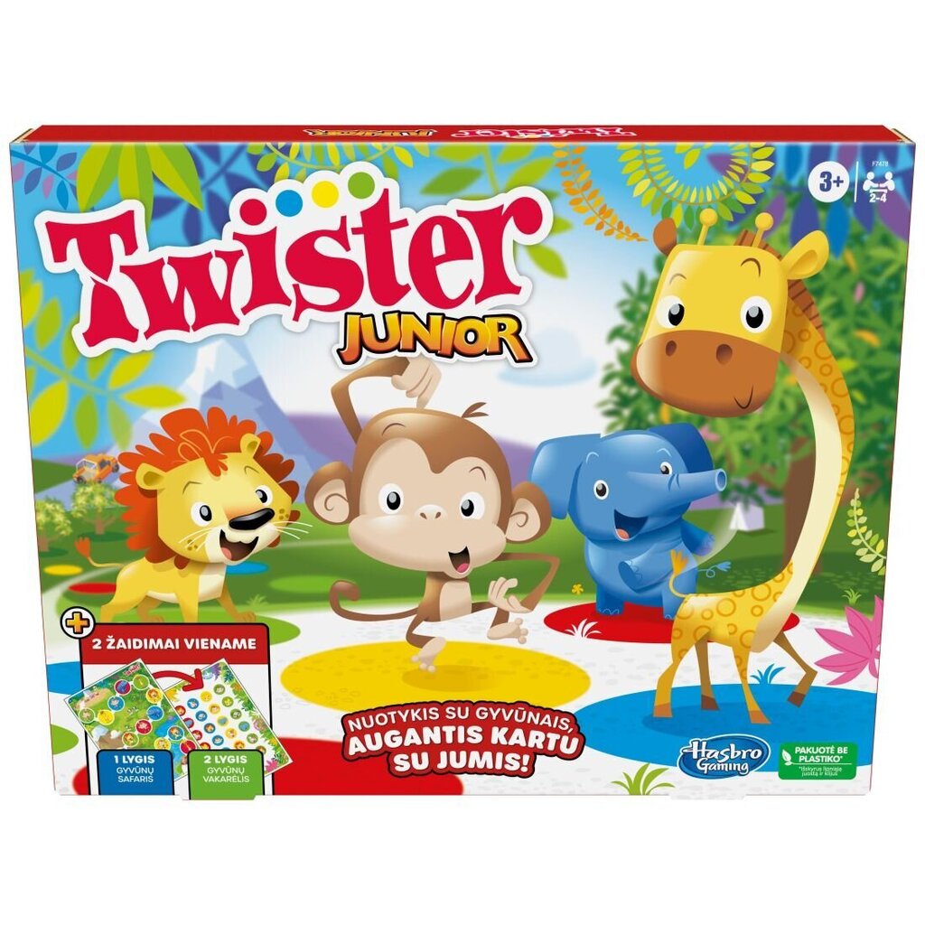 Mäng Hasbro Twister Junior цена и информация | Lauamängud ja mõistatused | kaup24.ee