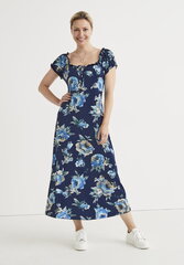 Длинное женское платье Cellbes MONICA, темно-синее - в цветочек цена и информация | Платье | kaup24.ee