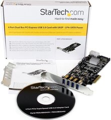 STARTECH PEXUSB3S44V 4 Port Quad Bus PCI hind ja info | Regulaatorid | kaup24.ee