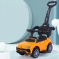 Tõukeauto kaitsmetega Aoli LED, kollane hind ja info | Imikute mänguasjad | kaup24.ee