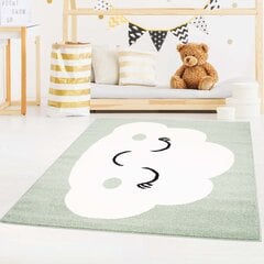 Ковер для детской комнаты Облако, зеленый 160x225см цена и информация | Коврики | kaup24.ee