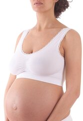 Rinnahoidja Bellissima Maternity bianco цена и информация | Спортивные бюстгальтеры | kaup24.ee