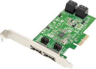 Dawicontrol DC-624e SATA PCIe (DC-624e RAID Blister) цена и информация | Регуляторы | kaup24.ee