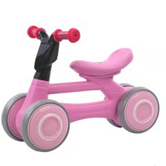 Балансировочный велосипед Aoli со световыми и звуковыми эффектами, розовый цена и информация | Детский трехколесный велосипед - коляска с удобной ручкой управления для родителей Riff F95941 2в1, фиолетовый | kaup24.ee