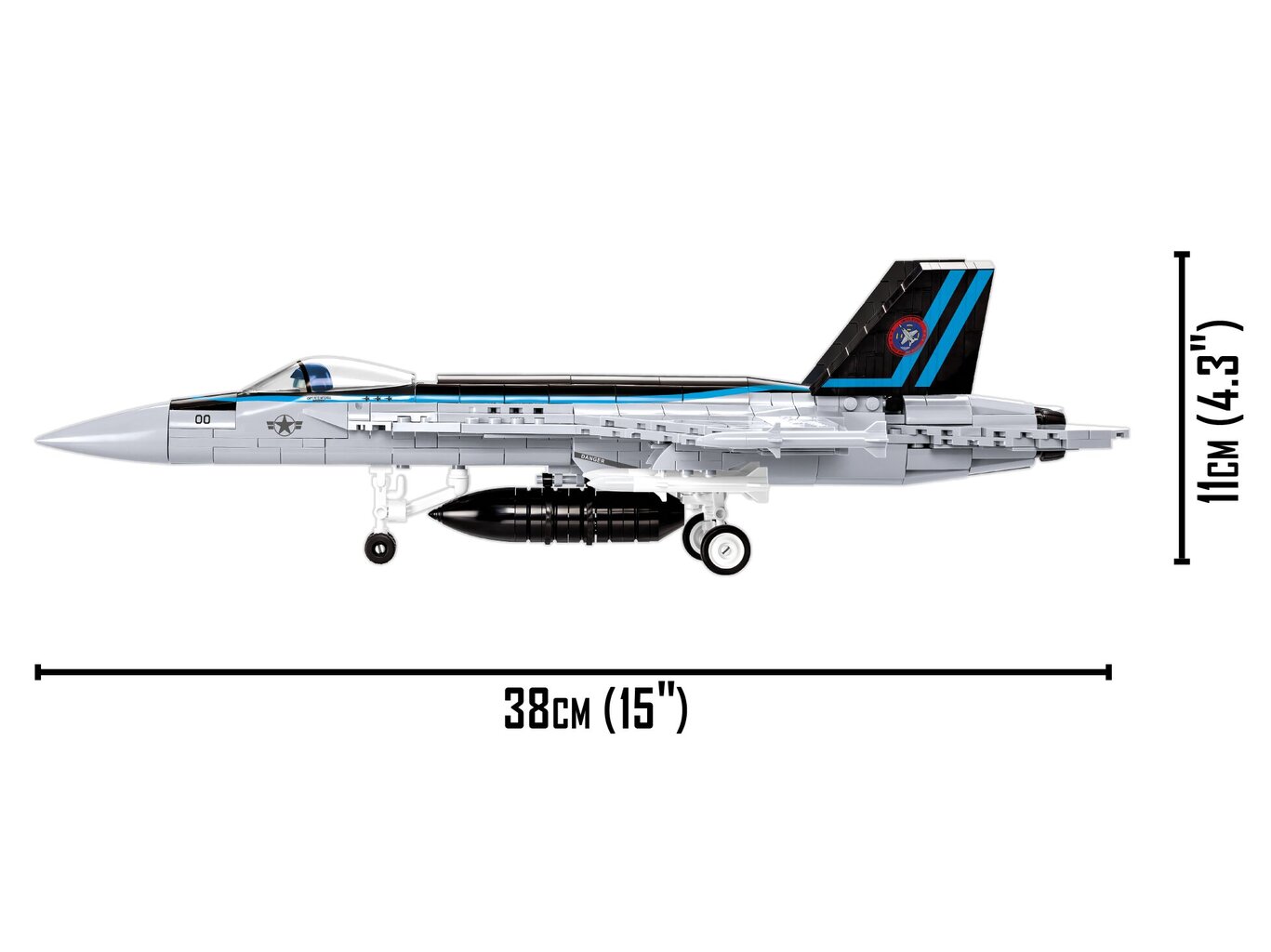 COBI - Plastkonstruktorid F/A-18E Super Hornet™, 1/48, 5805 цена и информация | Klotsid ja konstruktorid | kaup24.ee