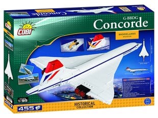 COBI - Plastkonstruktorid Concorde G-BBDG, 1/95, 1917 цена и информация | Конструкторы и кубики | kaup24.ee