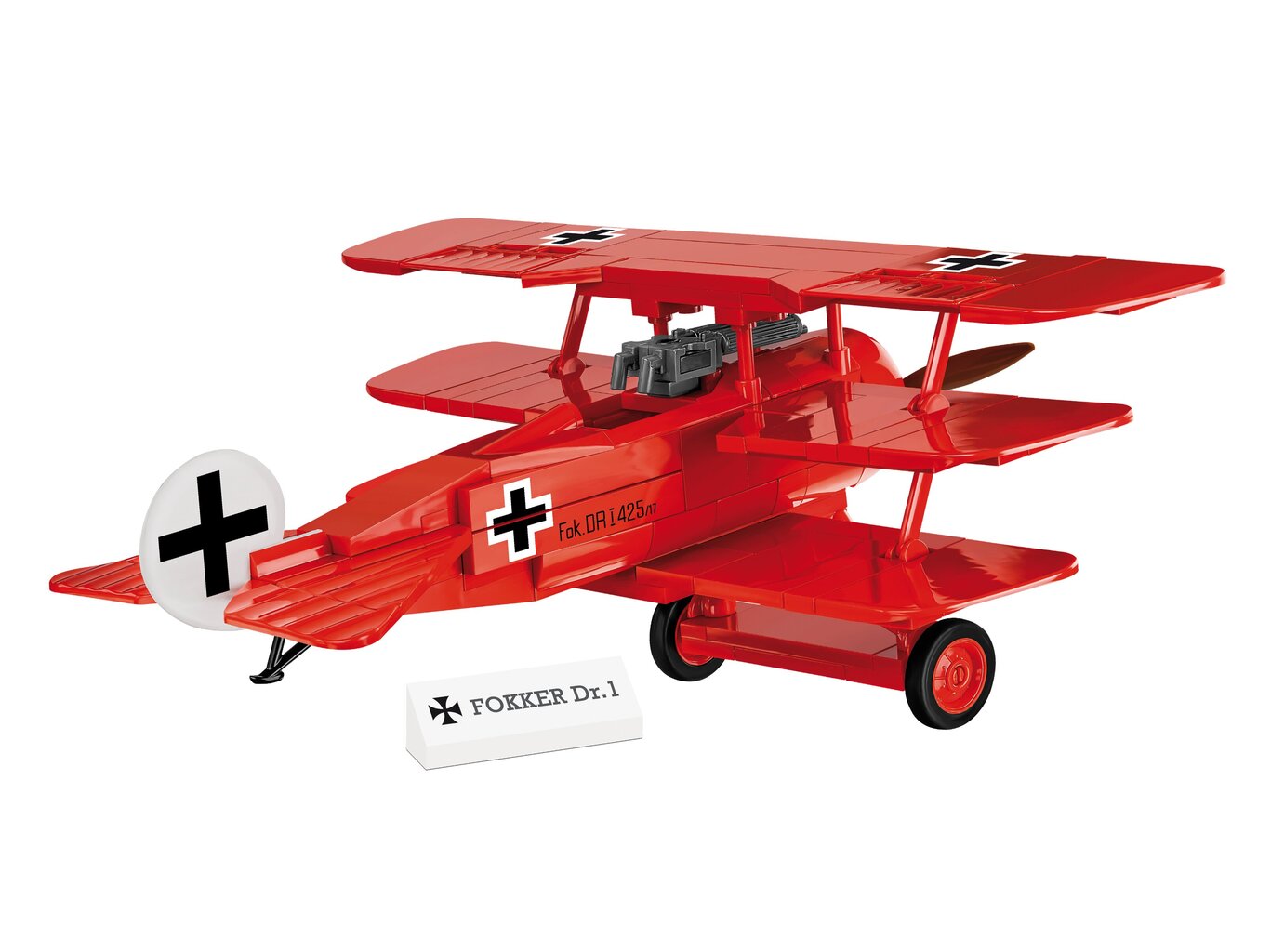 COBI - Plastkonstruktorid Fokker Dr.1 Red Baron, 1/32, 2986 hind ja info | Klotsid ja konstruktorid | kaup24.ee