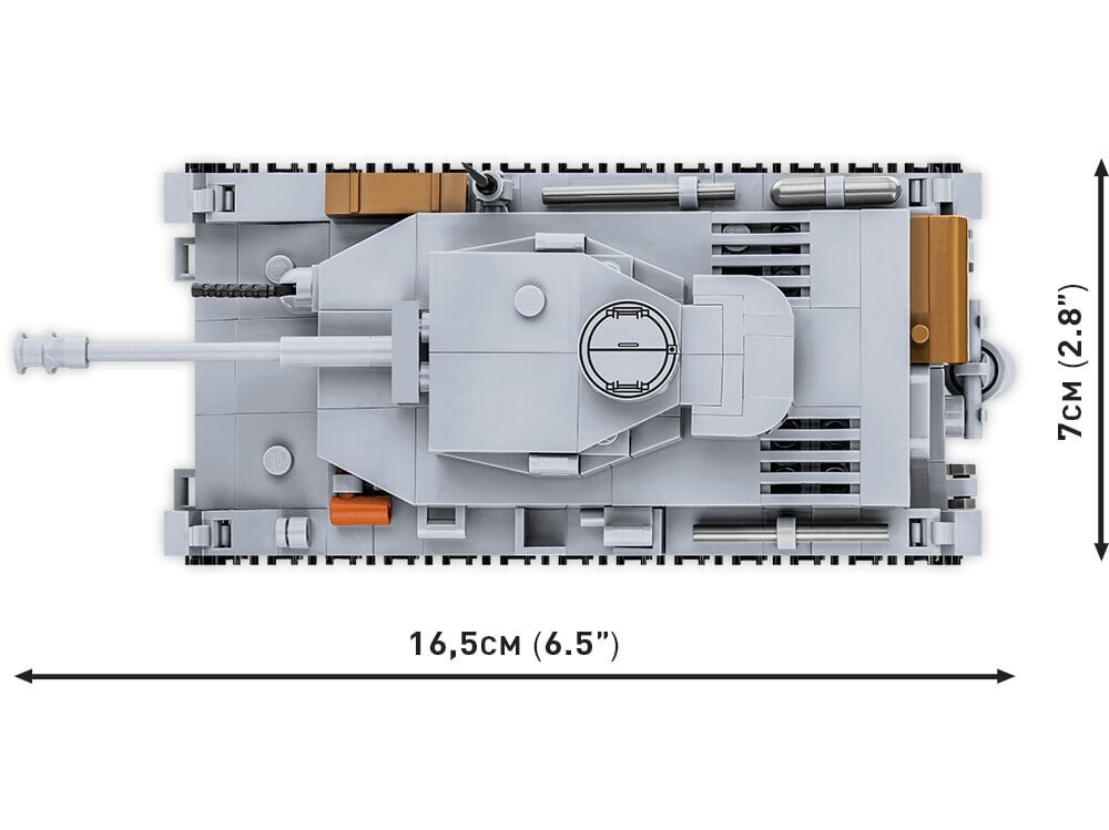 COBI - Plastkonstruktorid Panzer IV Ausf.G, 1/48, 2714 цена и информация | Klotsid ja konstruktorid | kaup24.ee