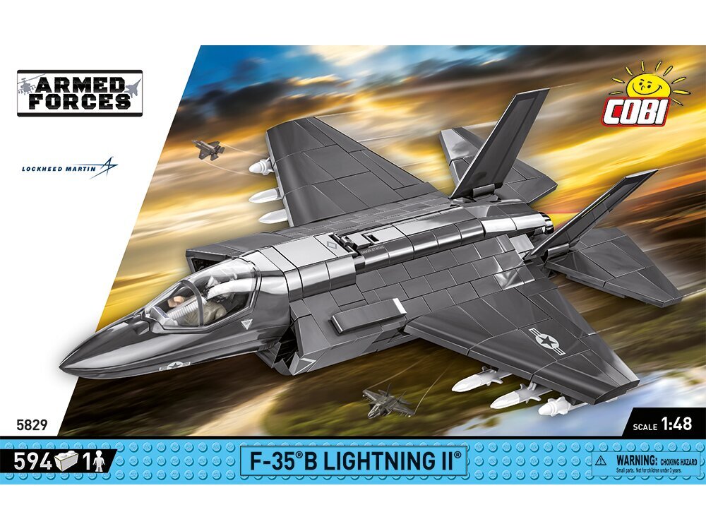 COBI - Plastkonstruktorid F-35B Lightning II USA, 1/48, 5829 hind ja info | Klotsid ja konstruktorid | kaup24.ee