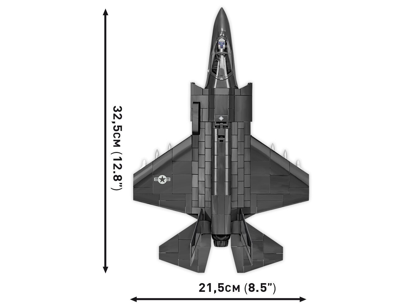 COBI - Plastkonstruktorid F-35B Lightning II USA, 1/48, 5829 цена и информация | Klotsid ja konstruktorid | kaup24.ee