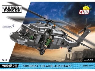 COBI - Plastkonstruktorid Sikorsky UH-60 Black Hawk, 1/32, 5817 hind ja info | Klotsid ja konstruktorid | kaup24.ee