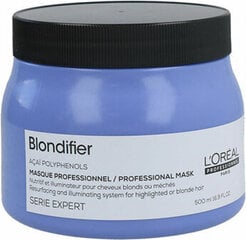 Питательная маска для светлых волос L'Oreal Professionnel Serie Expert Blondifier mask, 500 мл цена и информация | Маски, масла, сыворотки | kaup24.ee