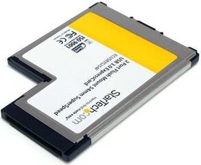 StarTech FLUSH MOUNT EXPRESSCARD USB 3 (ECUSB3S254F) цена и информация | Регуляторы | kaup24.ee