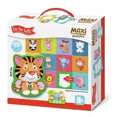 Макси-пазл - Зоопарк (61 x 47см) цена и информация | Развивающие игрушки | kaup24.ee