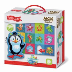 Maxi pusle – mereloomad (61 x 47 cm) цена и информация | Развивающие игрушки | kaup24.ee