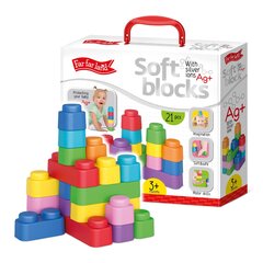 Набор силиконовых мягких блоков (21 элемент) цена и информация | Развивающие игрушки и игры | kaup24.ee
