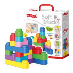 Набор силиконовых мягких блоков (42 элемента ) цена и информация | Развивающие игрушки и игры | kaup24.ee