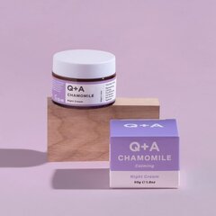 Успокаивающий ночной крем для лица Q+A Chamomile Night Cream, 50г цена и информация | Кремы для лица | kaup24.ee