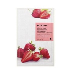 Маска для лица Mizon Joyful Time Essence Mask Strawberry, с клубникой, 23 г цена и информация | Кремы для лица | kaup24.ee