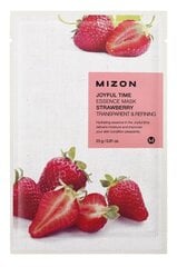 Маска для лица Mizon Joyful Time Essence Mask Strawberry, с клубникой, 23 г цена и информация | Кремы для лица | kaup24.ee