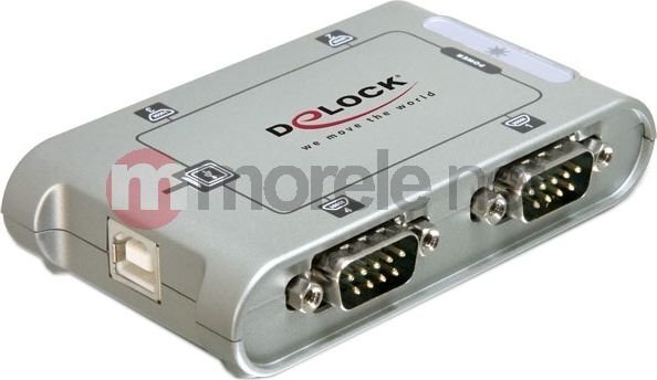 Delock USB -> serial x4 9pin (87414) hind ja info | Regulaatorid | kaup24.ee
