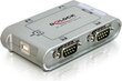Delock USB -> serial x4 9pin (87414) hind ja info | Regulaatorid | kaup24.ee