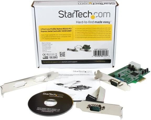 PCI-kaart Startech PEX2S553LP hind ja info | Regulaatorid | kaup24.ee