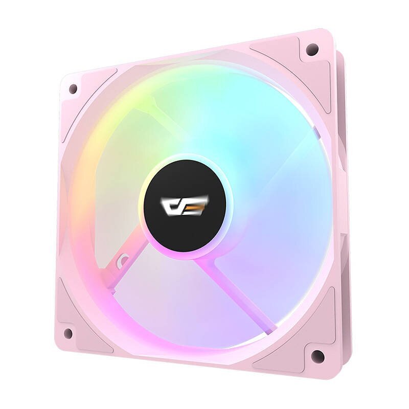 Darkflash CL12 LED Computer Fan (120x120) (pink) hind ja info | Arvuti ventilaatorid | kaup24.ee