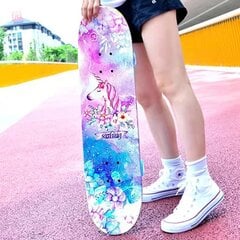 Rula Aoli LED Skateboard ükssarvik/unicorn, 80 cm hind ja info | Rulad | kaup24.ee