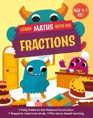Learn Maths with Mo: Fractions цена и информация | Книги для детей | kaup24.ee